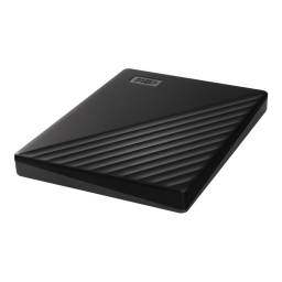WD My Passport WDBYVG0020BBK - Disco duro - cifrado - 2 TB - externo (porttil) - USB 3.2 Gen 1 - AES de 256 bits - negr