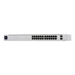 Ubiquiti UniFi Switch USW-24-POE - Conmutador - Gestionado - 24 x 101001000 (16 PoE+) + 2 x Gigabit SFP - montaje en r
