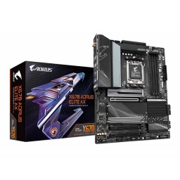 AORUS X670 ELITE AX - 1.0 - placa base - ATX - Socket AM5 - AMD X670 Chipset - USB 3.2 Gen 1, USB 3.2 Gen 2, USB-C Gen 2