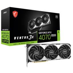 MSI - PCI Express 4.0 - NViDIA RTX 4070 - Super 12G Ventus