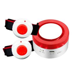 BOTON DE PANICO ADULTO MAYOR PULSERA + SIRENA TUYA SMART
