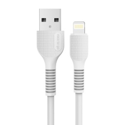 CABLE USB-A A LIGHTNING 1MTS 2.4A - ROCA TO GO