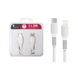 CABLE USB-C A LIGHTNING 1MTS 3A 30W - ROCA TO GO