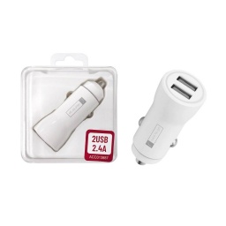 CARGADOR USB AUTO 12W / 2.4A 2X USB-A (SIN CABLE) - ROCA TO GO
