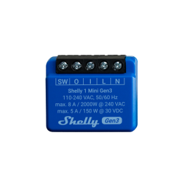 Rele Shelly Mini 1 GEN3 Wi-fi