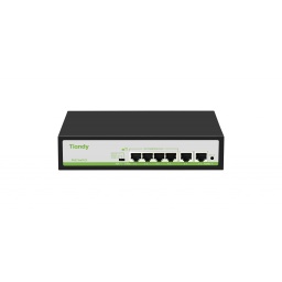 SWITCH ETHERNET TIANDY 6 PORTS (4 POE) - TC-P3S06