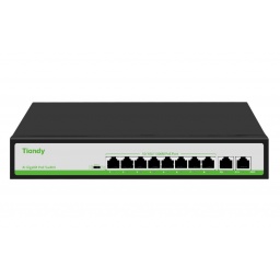SWITCH ETHERNET TIANDY 10 PORTS GIGABIT (8 POE) - TC-P3S010GBIT