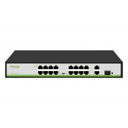 SWITCH ETHERNET TIANDY 18 PORTS (16 POE) - TC-P3S019