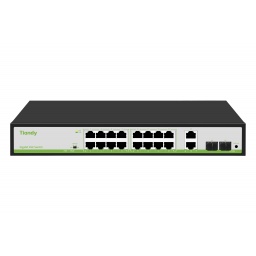 SWITCH ETHERNET TIANDY 20 PORTS GIGABIT (16 POE) - TC-P3S020