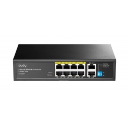 SWITCH ETHERNET POE 10 PORTS CUDY