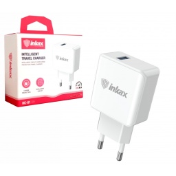 CARGADOR USB INKAX HC-01 2.1A - BLANCO