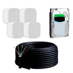COMPLEMENTO KIT TIANDY - DISCO 500GB + CABLE 75M + CAJA CONEXIONES
