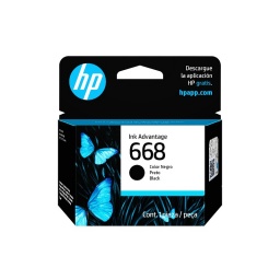 CARTUCHO ORIGINAL HP 668 NEGRO