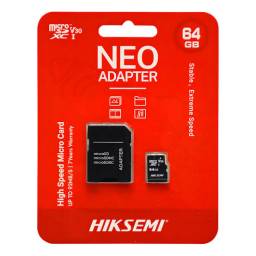 MEMORIA MICRO SD 64GB HIKSEMI NEO ADAPTER 100MB/S - HS-TF-C1 64G