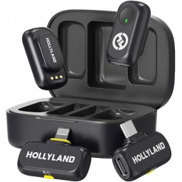 Micr�fono Hollyland LARK A1 Combo Hi-Fi Gris