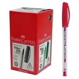 BOLIGRAFO LAPICERA ROJO TRILUX FABER-CASTELL