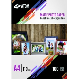 PAPEL FOTO A4 110GR MATTE x 100 HOJAS