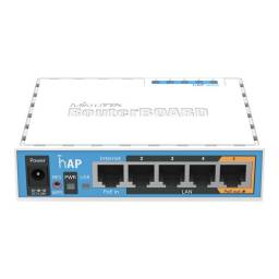 MikroTik RouterBOARD hAP - Enrutador inalmbrico conmutador de 4 puertos 2,4 GHz