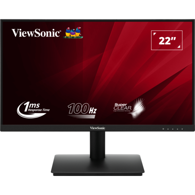 MONITOR 22 VIEWSONIC VA220-H 100HZ - 1920X1080 - HDMI / VGA - NEGRO